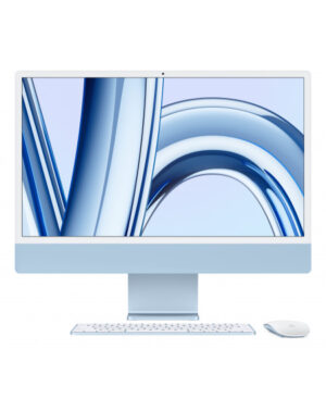 2023 - iMac 24" con Retina 4.5K display: Apple M3 chip con 8-core CPU e 8-core GPU, RAM 8GB, 256GB SSD - Blu