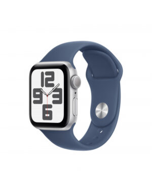 Apple Watch SE GPS 40mm Argento Cassa Alluminio con Denim Sport Band - M/L