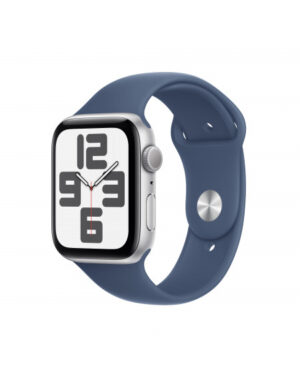 Apple Watch SE GPS 44mm Argento Cassa Alluminio con Denim Sport Band - M/L