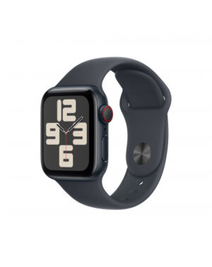 Apple Watch SE GPS + Cellular 40mm Midnight Cassa Alluminio con Cinturino Sport Mezzanotte - M/L