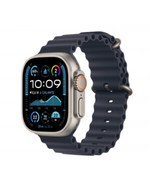 Apple Watch Ultra 2 GPS + Cellular 49mm Cassa Titanio Naturale con Blue Trail Loop - S/M