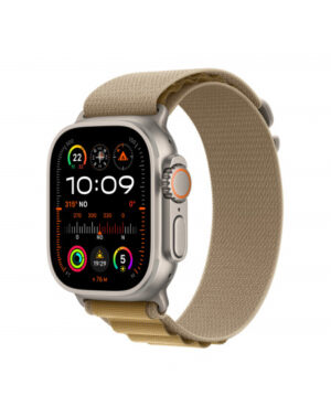 Apple Watch Ultra 2 GPS + Cellular 49mm Cassa Titanio Naturale con Tan Alpine Loop - Large