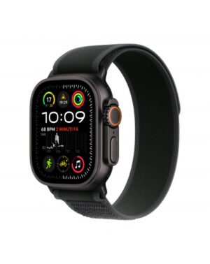 Apple Watch Ultra 2 GPS + Cellular 49mm Cassa Titanio Nero con Nero Trail Loop - M/L