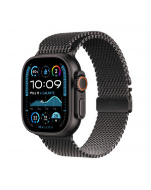 Apple Watch Ultra 2 GPS + Cellular 49mm Cassa Titanio Nero con Titanio Nero Milanese Loop - L