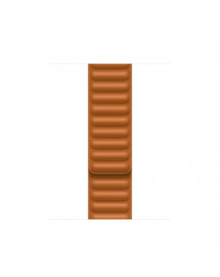 Cinturino Apple Watch 38/40/41mm - Marrone Dorato - Leather Link - M/L