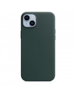 Custodia con Magsafe in Pelle per iPhone 14 Plus - Verde Cipresso