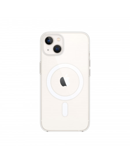 Custodia con Magsafe in Silicone per iPhone 13 - Trasparente