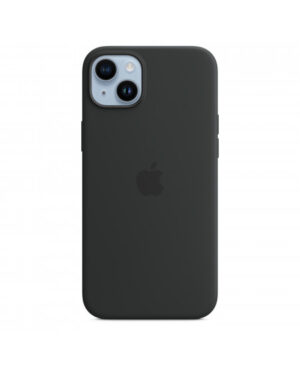 Custodia con Magsafe in Silicone per iPhone 14 Plus - Mezzanotte