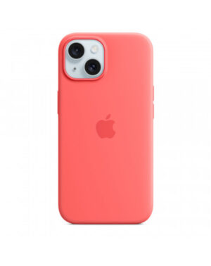 Custodia con Magsafe in Silicone per iPhone 15 - Guava
