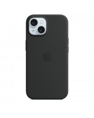 Custodia con Magsafe in Silicone per iPhone 15 - Nero