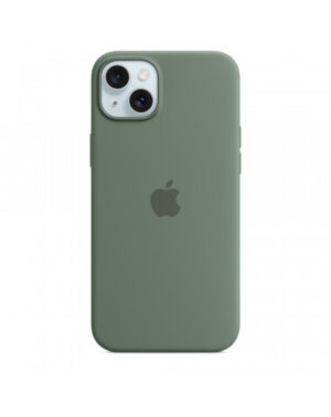 Custodia con Magsafe in Silicone per iPhone 15 Plus - Cipresso