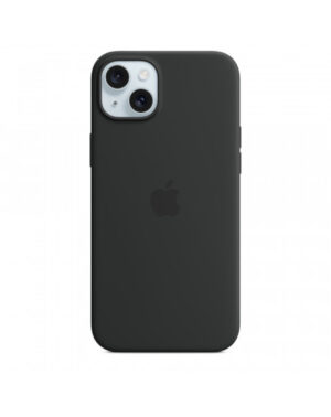 Custodia con Magsafe in Silicone per iPhone 15 Plus - Nero