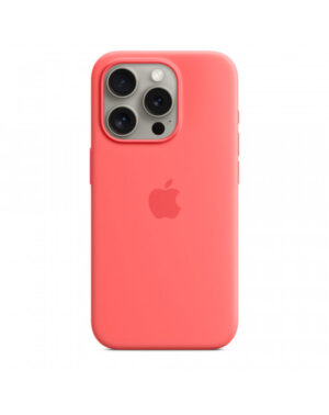 Custodia con Magsafe in Silicone per iPhone 15 Pro - Guava