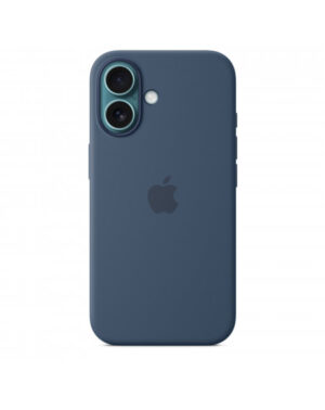 Custodia con Magsafe in Silicone per iPhone 16 - Denim