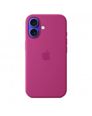Custodia con Magsafe in Silicone per iPhone 16 - Fucsia
