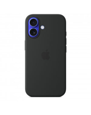 Custodia con Magsafe in Silicone per iPhone 16 - Nero