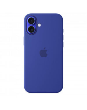 Custodia con Magsafe in Silicone per iPhone 16 Plus - Blu Oltremare
