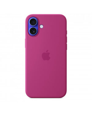 Custodia con Magsafe in Silicone per iPhone 16 Plus - Fucsia