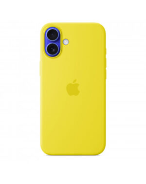Custodia con Magsafe in Silicone per iPhone 16 Plus - Giallo carambola