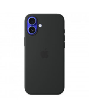 Custodia con Magsafe in Silicone per iPhone 16 Plus - Nero