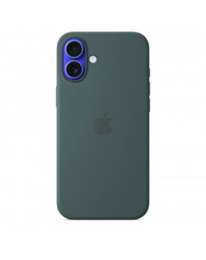 Custodia con Magsafe in Silicone per iPhone 16 Plus - Verde Lago