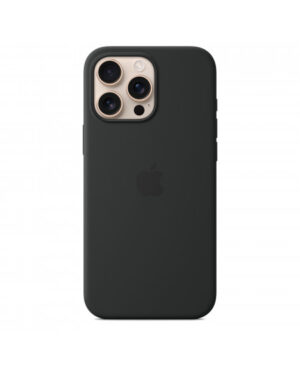 Custodia con Magsafe in Silicone per iPhone 16 Pro Max - Nero