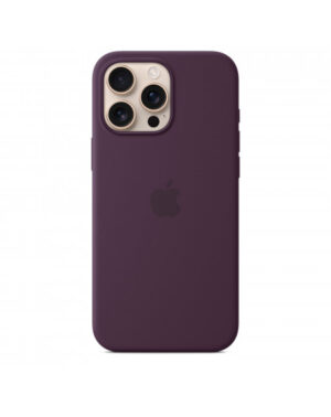 Custodia con Magsafe in Silicone per iPhone 16 Pro Max - Prugna