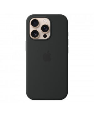 Custodia con Magsafe in Silicone per iPhone 16 Pro - Nero