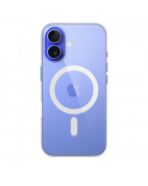 Custodia con Magsafe in Silicone per iPhone 16 - Trasparente