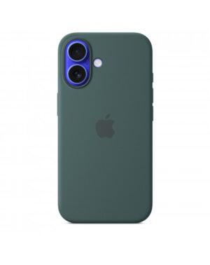 Custodia con Magsafe in Silicone per iPhone 16 - Verde Lago