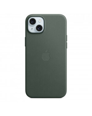 Custodia con Magsafe in Tessuto Fine Woven per iPhone 15 Plus - Sempreverde