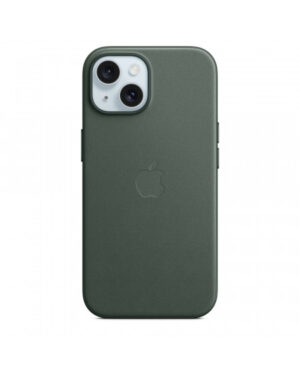 Custodia con Magsafe in Tessuto Fine Woven per iPhone 15 - Sempreverde